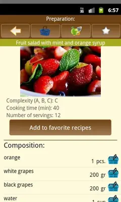 Salad recipes android App screenshot 1